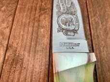 Bear and Son Cutlery Hunting Fixed Blade For the NAHC Green Bone Stag Bear and Son Cutlery Hunting Fixed Blade For the NAHC Green Bone Stag