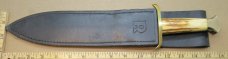 Custom Rigid Arkansas Toothpick Bowie Knife with Sheath. Mint Condition.........................(85)