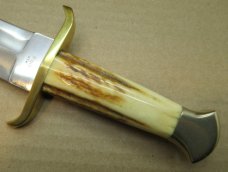 Custom Rigid Arkansas Toothpick Bowie Knife with Sheath. Mint Condition.........................(85)