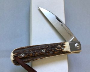 Viper Knives Swayback Jack Stag Handles M390 Blade Steel w/ Box & Lanyard! 
