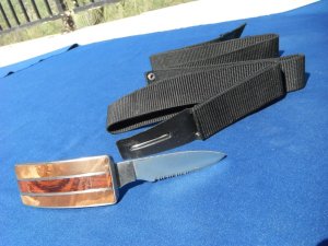 Rare Master Cutlery Dan Valois Belt Knife.  Made in the USA!!!