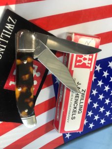 J A Henckels Copperhead Pocket Knife w/ Imitation Tortoise Handles -NOS in Orig Box J A Henckels Copperhead Pocket Knife w/ Imitation Tortoise Handles -NOS in Orig Box