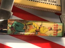 Vintage Camillus 2 Blade Large Cigar Knife w Riders of the Silver Screen Handles -Tonto -NOS Vintage Camillus 2 Blade Large Cigar Knife w Riders of the Silver Screen Handles -Tonto -NOS