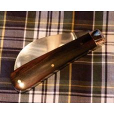 A Wright & Son, Sheffield, England Hawkbill Pruning Knife with Ebony Scales and Curved Pruning Blade A Wright & Son, Sheffield, England Hawkbill Pruning Knife with Ebony Scales and Curved Pruning Blade