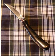 A Wright & Son, Sheffield, England Ettrick Knife w/Ebony Scales and Wharncliffe Blade A Wright & Son, Sheffield, England Ettrick Knife w/Ebony Scales and Wharncliffe Blade