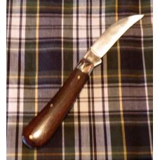 A Wright & Son, Sheffield, England Peach Pruner Knife w/Rosewood Scales and Wharncliffe Blade A Wright & Son, Sheffield, England Peach Pruner Knife w/Rosewood Scales and Wharncliffe Blade