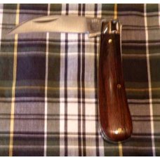 A Wright & Son, Sheffield, England Peach Pruner Knife w/Rosewood Scales and Wharncliffe Blade A Wright & Son, Sheffield, England Peach Pruner Knife w/Rosewood Scales and Wharncliffe Blade