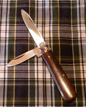 A Wright & Son Sheffield, England 2-Blade English Jack w/Rosewood Scales and Spear/Pen Blades