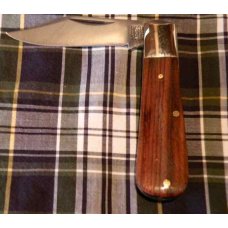 A Wright & Son Sheffield, England Single Blade Barlow Knife w/ Rosewood Scales and Clip Blade A Wright & Son Sheffield, England Single Blade Barlow Knife w/ Rosewood Scales and Clip Blade