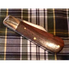 A Wright & Son Sheffield, England Single Blade Barlow Knife w/ Rosewood Scales and Clip Blade A Wright & Son Sheffield, England Single Blade Barlow Knife w/ Rosewood Scales and Clip Blade