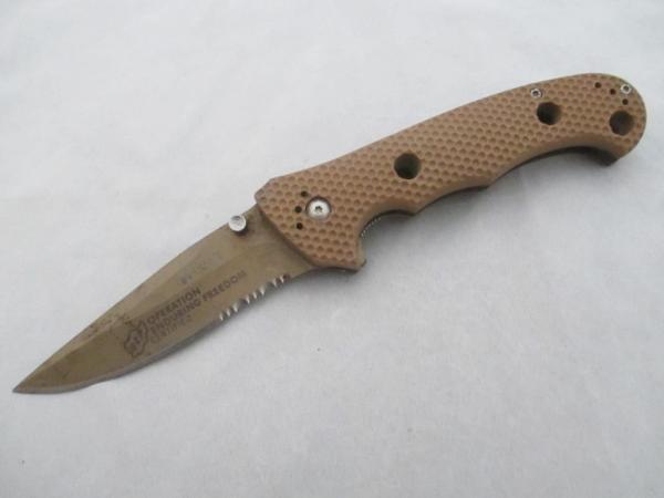 CRKT 7914D Operation Enduring Freedom Desert Cruiser Folding Knife AA0006