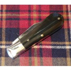 A. Wright & Son Sheffield, England Barlow Knife with Buffalo Horn Scales and Clip Blade