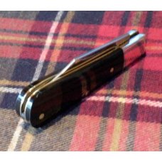 A. Wright & Son Sheffield, England Barlow Knife with Buffalo Horn Scales and Clip Blade