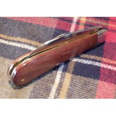 A. Wright & Son Sheffield, England Peach Pruner Knife with Ebony Scales and Wharncliffe Blade A. Wright & Son Sheffield, England Peach Pruner Knife with Ebony Scales and Wharncliffe Blade