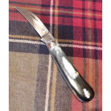A. Wright & Son Sheffield, England Peach Pruner Knife with Buffalo Horn Scales and Wharncliffe Blade A. Wright & Son Sheffield, England Peach Pruner Knife with Buffalo Horn Scales and Wharncliffe Blade