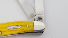 2003 Case XX 6318 SS Med Stockman yellow John Deere Knife 2003 Case XX 6318 SS Med Stockman yellow John Deere Knife