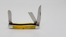 2003 Case XX 6318 SS Med Stockman yellow John Deere Knife 2003 Case XX 6318 SS Med Stockman yellow John Deere Knife