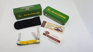 2003 Case XX 6318 SS Med Stockman yellow John Deere Knife