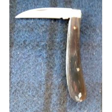 A. Wright & Son Sheffield, England "Ettrick" Knife in Buffalo Horn w/Whancliffe Blade A. Wright & Son Sheffield, England "Ettrick" Knife in Buffalo Horn w/Whancliffe Blade