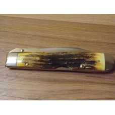 Case 1977 BLue Scroll Stag Set (8 Knives) Case 1977 BLue Scroll Stag Set (8 Knives)