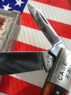 Case XX 2 Blade Barlow with Beautiful Sawcut Red Bone handles -Mdl# 62009 1/2 -Nice NOS Case XX 2 Blade Barlow with Beautiful Sawcut Red Bone handles -Mdl# 62009 1/2 -Nice NOS