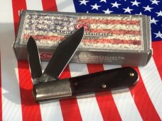 Case XX 2 Blade Barlow with Beautiful Sawcut Red Bone handles -Mdl# 62009 1/2 -Nice NOS Case XX 2 Blade Barlow with Beautiful Sawcut Red Bone handles -Mdl# 62009 1/2 -Nice NOS