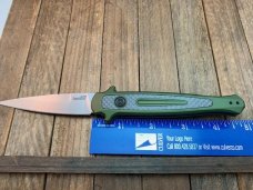 Kershaw Launch 8 Stiletto Automatic Anodized Aluminum Handles Carbon Fiber Inserts