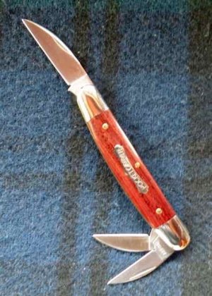 Great Eastern Cutlery #620320 Tidioute Carver in Cocobolo Scales w/3 Wharncliffe Carving Blades
