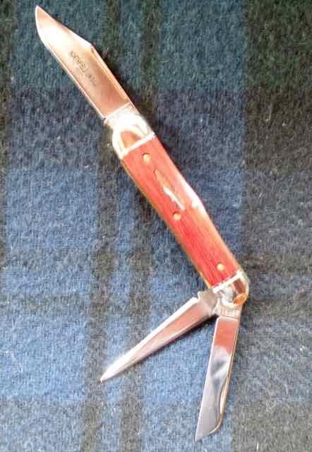 Great Eastern Northfield #291319 Stockyard Whittler-Bloodwood Scales and Clip/Sheepsfoot/Awl Blades Great Eastern Northfield #291319 Stockyard Whittler-Bloodwood Scales and Clip/Sheepsfoot/Awl Blades