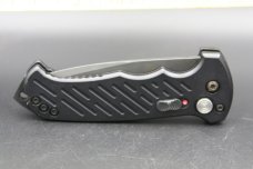 Used Gerber Auto 06 Tanto Automatic Knife aluminum Scales (3.7" S30V Black Serr)