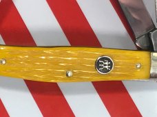 Vintage J A Henckels 4 Blade Stockman (HK-25-YP) with Yellow Handles & Black Shield -NOS Vintage J A Henckels 4 Blade Stockman (HK-25-YP) with Yellow Handles & Black Shield -NOS