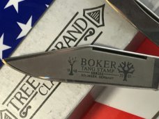 Vintage Boker (Tree Brand) 2 Blade Barlow w/ Red Bone Handles w/ 2 Shields!- NOS Vintage Boker (Tree Brand) 2 Blade Barlow w/ Red Bone Handles w/ 2 Shields!- NOS