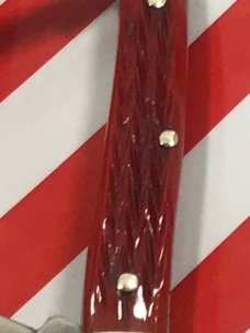 Vintage J A Henckels 2 Blade Half Whittler Pocket Knife with Beautiful (AULF) Red Pick Bone Handles Vintage J A Henckels 2 Blade Half Whittler Pocket Knife with Beautiful (AULF) Red Pick Bone Handles