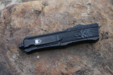 COBRATEC OTF DAGGER NOT SERRATED LARGE CTK-1 BLACK