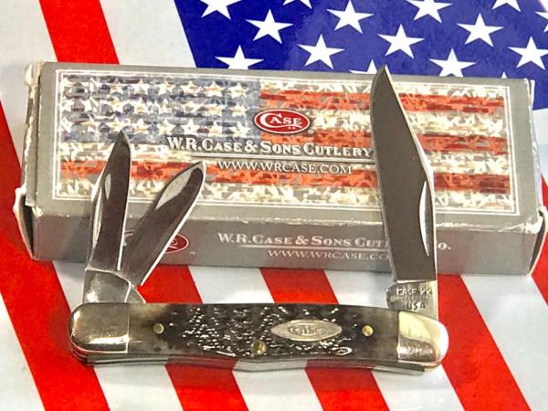Case xx 1982 (8 dot) 3 Blade Whittler (MDL #6308) Knife w Chestnut Brown Jigged Bone Handles -NOS Case xx 1982 (8 dot) 3 Blade Whittler (MDL #6308) Knife w Chestnut Brown Jigged Bone Handles -NOS