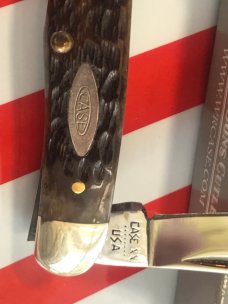 Case xx 1982 (8 dot) 3 Blade Whittler (MDL #6308) Knife w Chestnut Brown Jigged Bone Handles -NOS Case xx 1982 (8 dot) 3 Blade Whittler (MDL #6308) Knife w Chestnut Brown Jigged Bone Handles -NOS