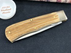 Great Eastern Tidioute Liner Lock 235120L Woodland Micarta GEC NIT Great Eastern Tidioute Liner Lock 235120L Woodland Micarta GEC NIT