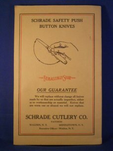 Schrade Cutlery Co. Catalog E and Supplements Schrade Cutlery Co. Catalog E and Supplements