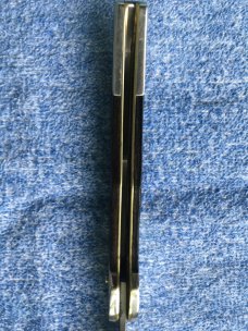 Queen,  44 B Folding Hunter, Button Lock Knife 