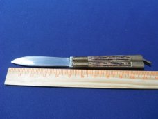 OLD VINTAGE 60's LARGE HANDMADE PHILLIPINES BONE "BALISONG" BUTTERFLY FOLDING POCKET KNIFE KNIVES OLD VINTAGE 60's LARGE HANDMADE PHILLIPINES BONE "BALISONG" BUTTERFLY FOLDING POCKET KNIFE KNIVES