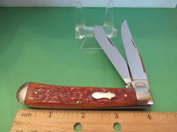 Case Classic Honey Bone Trapper C. Platts & Sons 