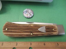Great Eastern Tidioute Pioneer Woodland Micarta Pattern # 235120L Great Eastern Tidioute Pioneer Woodland Micarta Pattern # 235120L