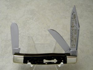 Fight'n Rooster Germany Celebrated Vein of Gold *Prototype* 1990 Hook, Line & Sinker Stockman Knife