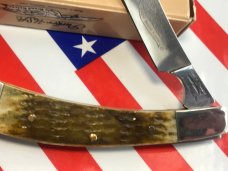 Vintage Parker Alabama USA Large 4" Razor w/ Beautiful Greenish Brown Handles - NOS in Original Box Vintage Parker Alabama USA Large 4" Razor w/ Beautiful Greenish Brown Handles - NOS in Original Box