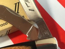Vintage Frost (Custom Design Series) Razor Barlow Knife -Colorful Frostwood Handles +NOS in Orig Box