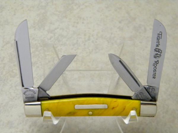 Fight'n Rooster Frank Buster Cutlery Co Germany Butter & Molasses Small 4 Blade Congress Knife Fight'n Rooster Frank Buster Cutlery Co Germany Butter & Molasses Small 4 Blade Congress Knife