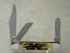 Bear MGC USA Stag 1993 NKCA Premium Stockman Club Knife