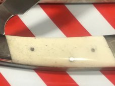 Vintage Frost Cut (Custom Design Series) Kane Klaw Kutter Razor Knife Smooth Bone Handles -Japan NOS