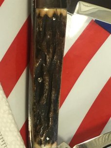 German Cole Brand 4" Whittler Knife w Great Stag Handles and Oval Shield -NOS German Cole Brand 4" Whittler Knife w Great Stag Handles and Oval Shield -NOS