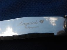  3 French Knives 1 LAGUIOLE "Bee" & 1 Jean Dulost 1 Barenthal  Stainless Serrated Blade Steak Knives